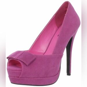 BELLA-10 Brothello Pin Up Couture Fushia Pink Size 5